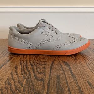 Men’s Gray & Orange Ecco Shoes - Size 9/9.5